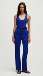 Straight Leg Trouser in Seasonless Wool | Lapis