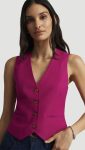 39_Waistcoat_in_Viscose_Linen_Twill_Fuchsia_2201